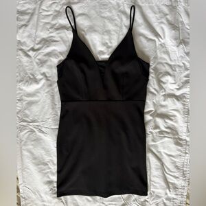 Express Black Spaghetti Strap Dress